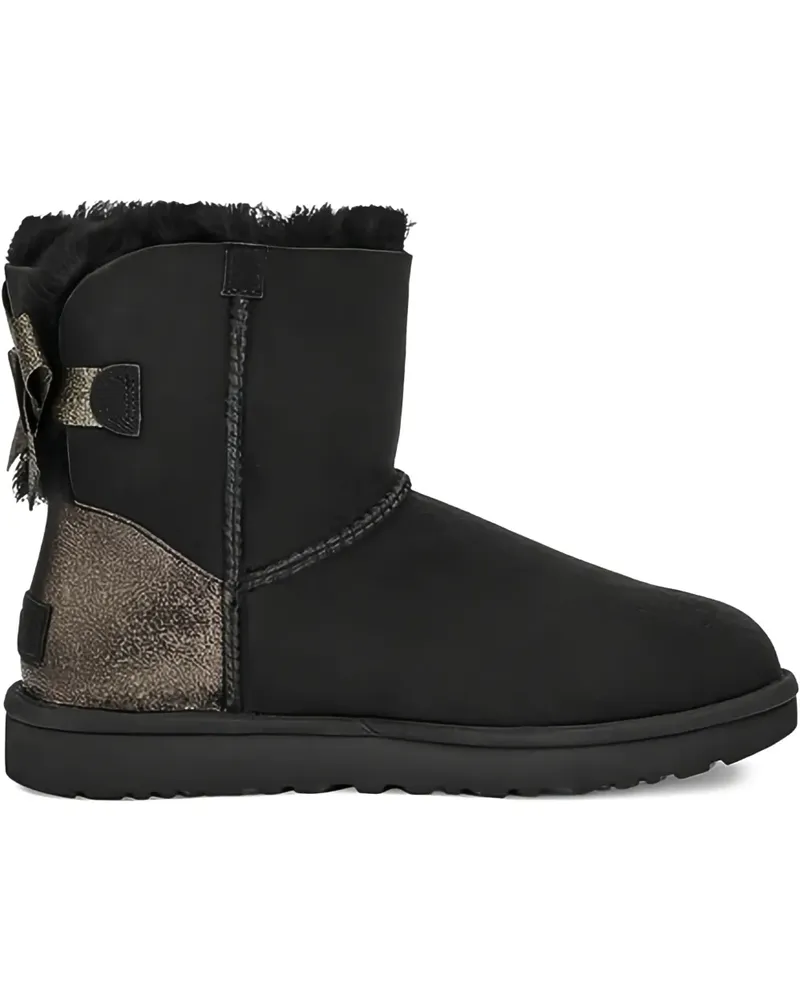 UGG Mini Bailey Bow Black Stiefeletten - Schwarz Schwarz