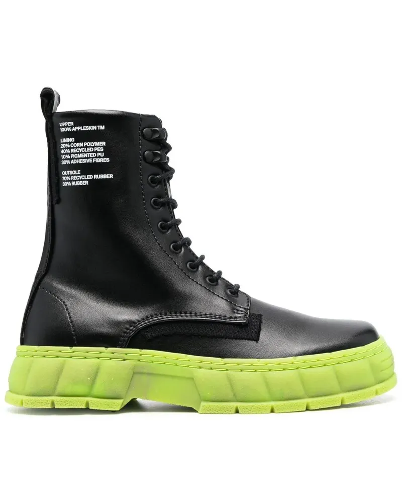 VIRÓN 1992 Stiefel mit dicker Sohle - Schwarz Schwarz
