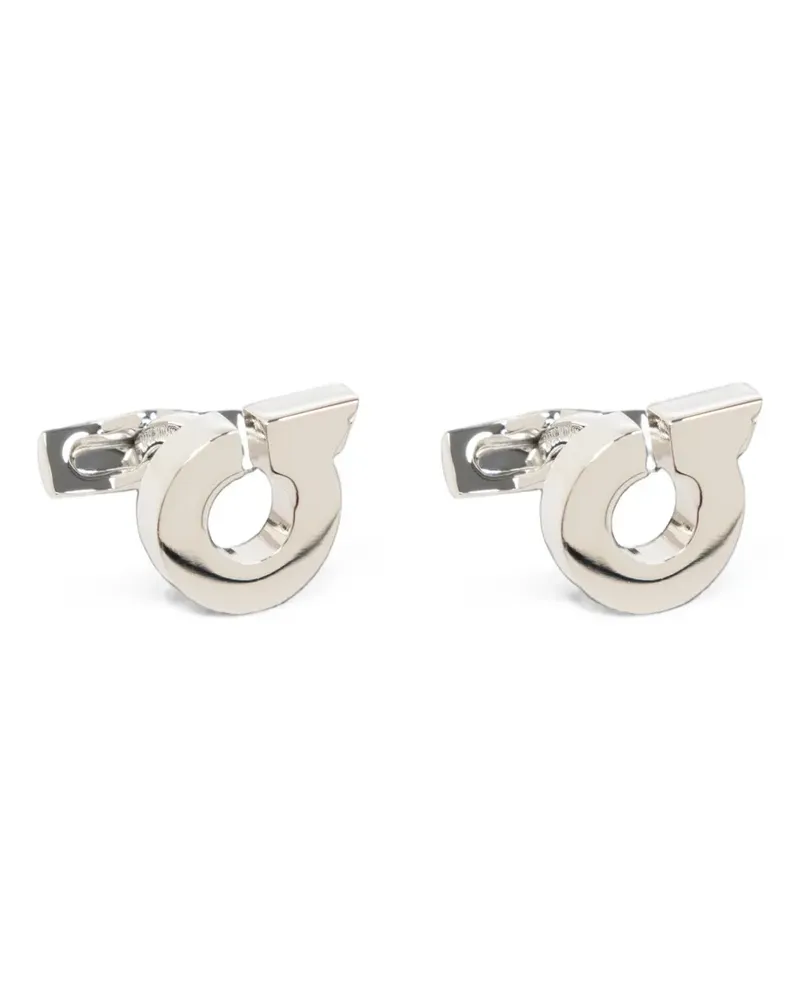 Ferragamo Manschettenknöpfe im Gancini-Design - Silber Silber
