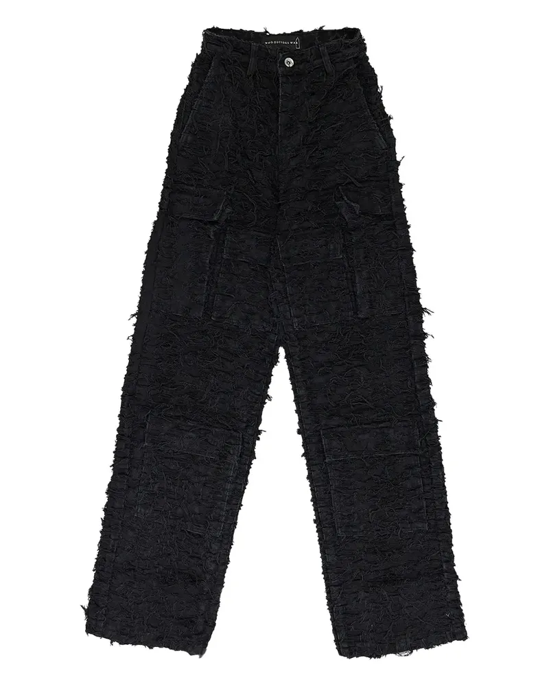 WHO DECIDES WAR Jeans aus Baumwolle - Schwarz Schwarz