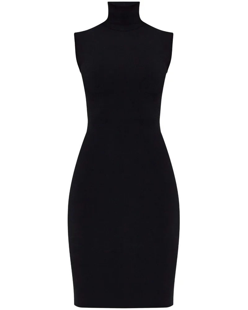 VETEMENTS Minikleid mit Stehkragen - Schwarz Schwarz