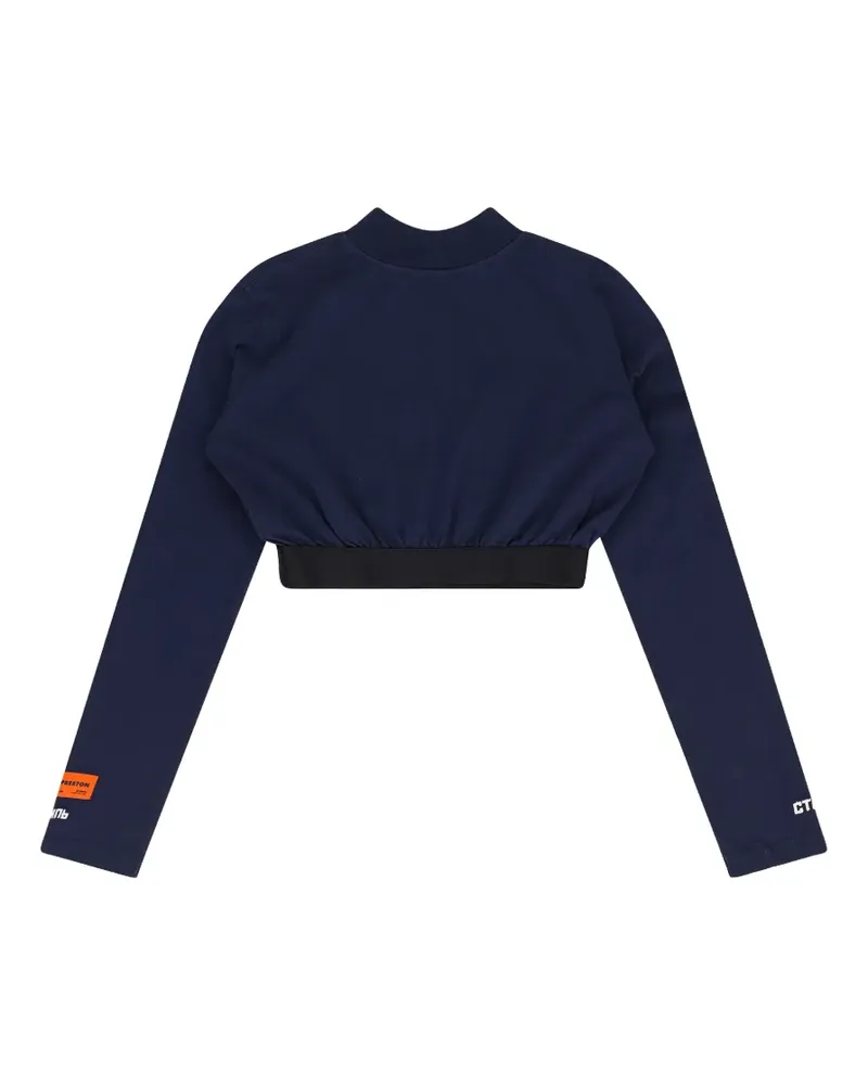 Heron Preston Stadium turtleneck "Blue" T-shirt - Blau Blau