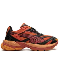 Puma x Pleasures Velophasis Layers Sneakers Orange