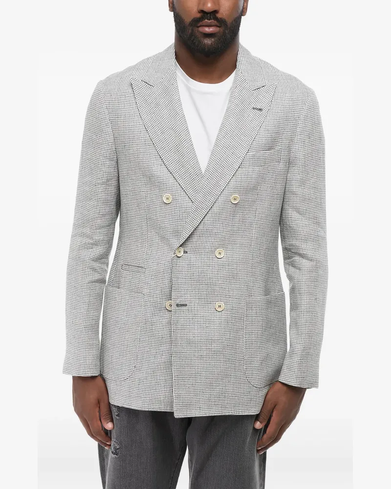 Brunello Cucinelli Doppelreihiges Sakko - Grau Grau