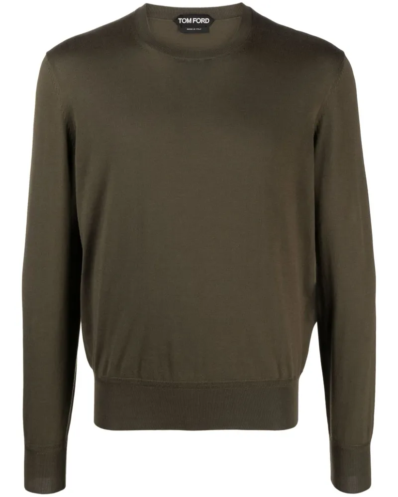 Tom Ford Pullover mit rundem Ausschnitt - Grün Grün