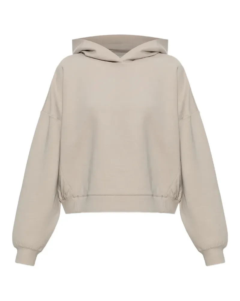 Nike Cropped-Hoodie mit Logo-Print - Nude Nude