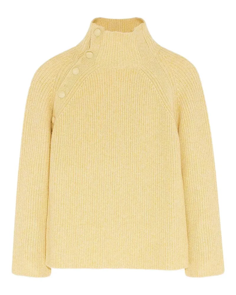 Yves Salomon Geknöpfter Pullover - Gelb Gelb