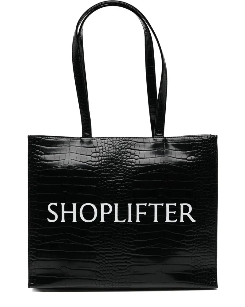 Thames MMXX. Doukin Shoplifter Tote Bag - Schwarz Schwarz