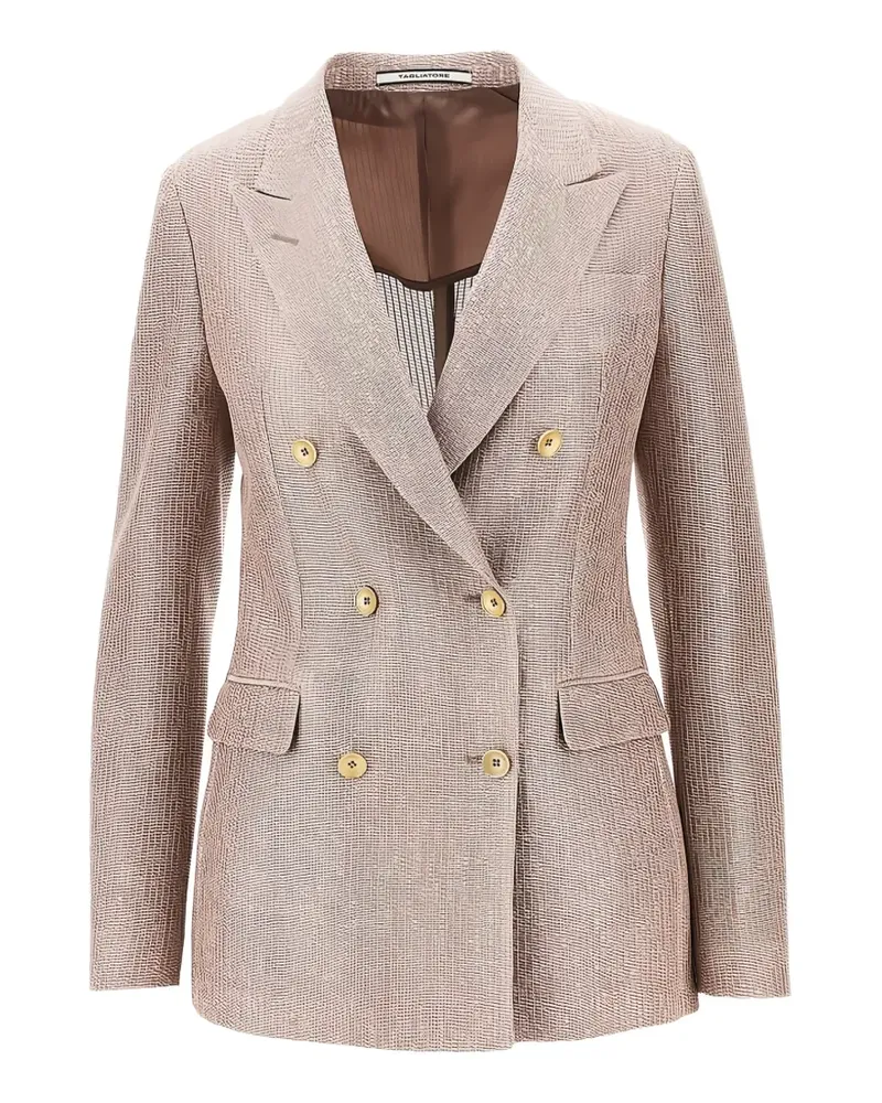 Tagliatore Paris double-breasted Parigi blazer - Nude Nude