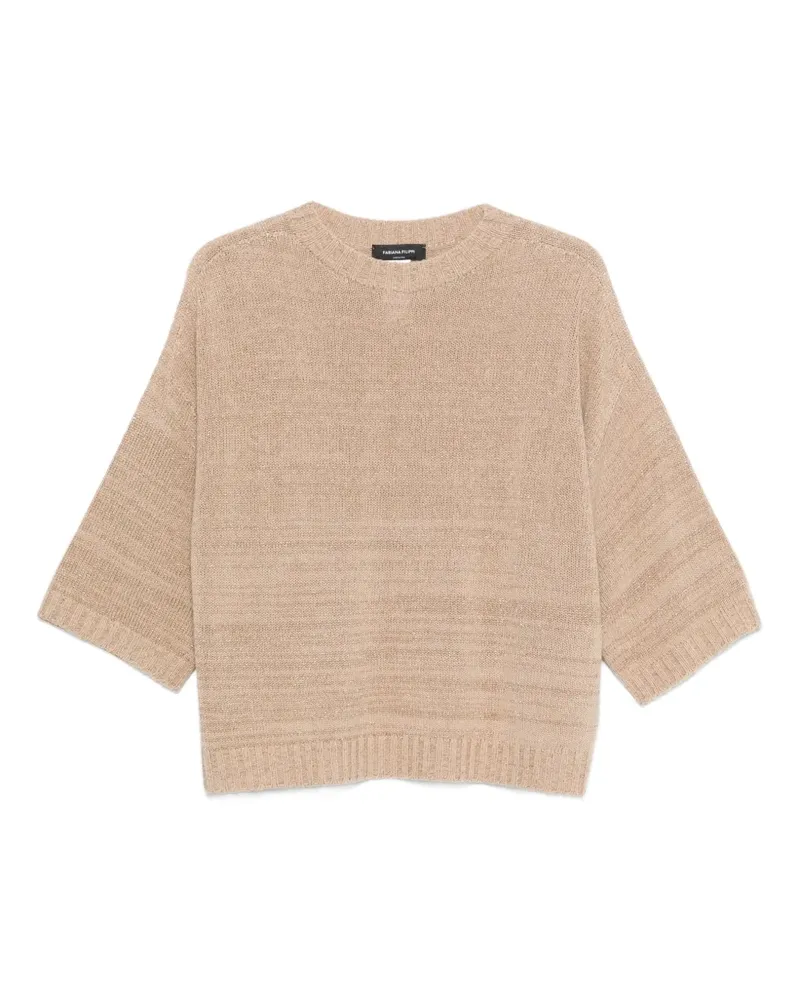 Fabiana Filippi lurex sweater - Nude Nude