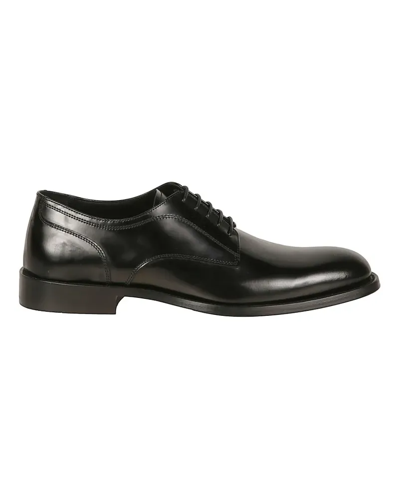 Baldinini leather derby shoes - Schwarz Schwarz