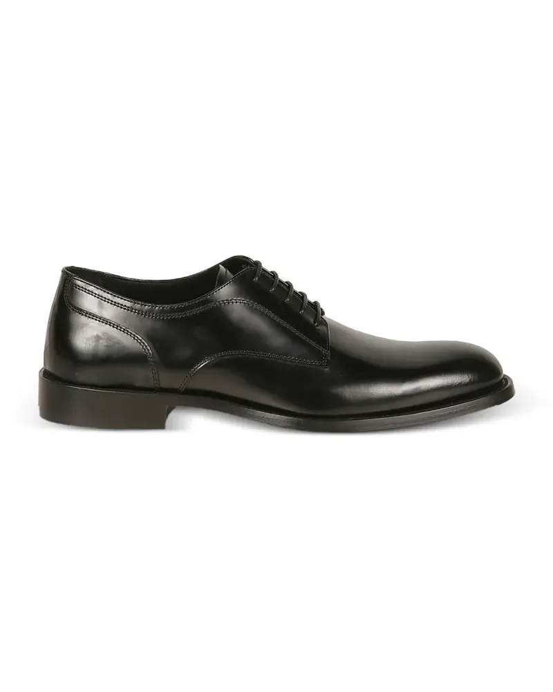 Baldinini leather derby shoes - Schwarz Schwarz