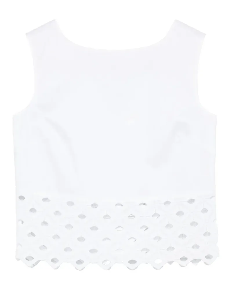 Max Mara Maggio Oberteil - Weiß Weiß