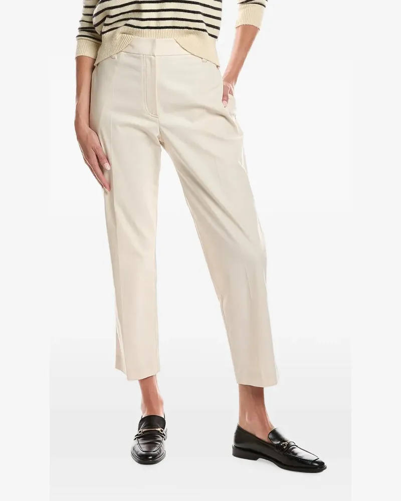 Brunello Cucinelli Cropped-Hose mit geradem Bein - Nude Nude