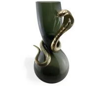 Cobra Smoke and Bronze Vase 400mm - Grün