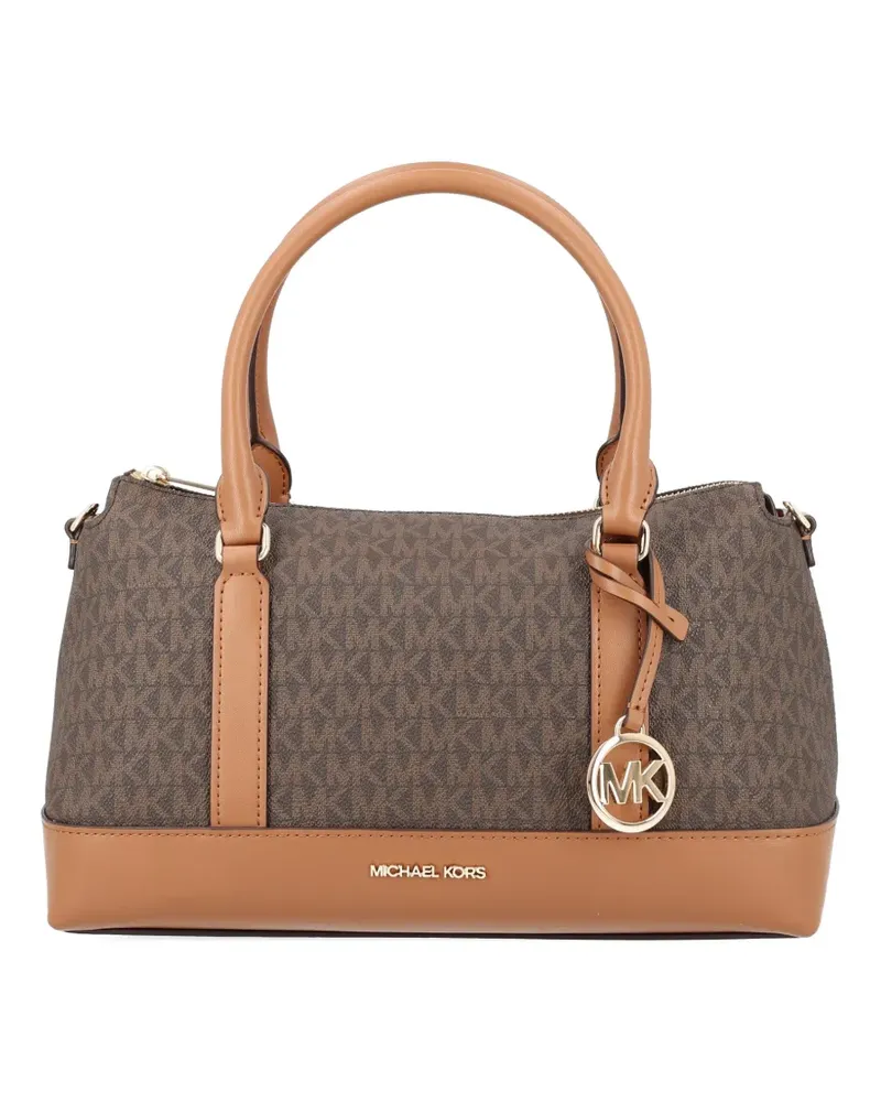 Michael Kors medium Andie signature-logo tote bag - Braun Braun