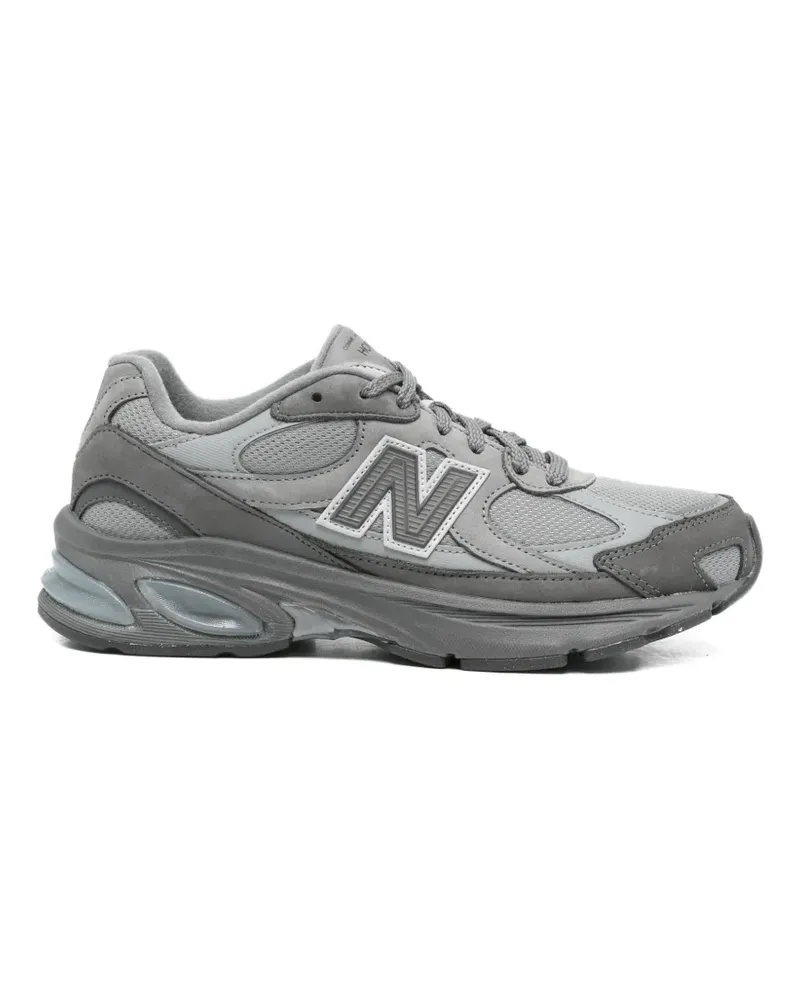 Comme des Garçons x New Balance panelled mesh sneakers - Grau Grau