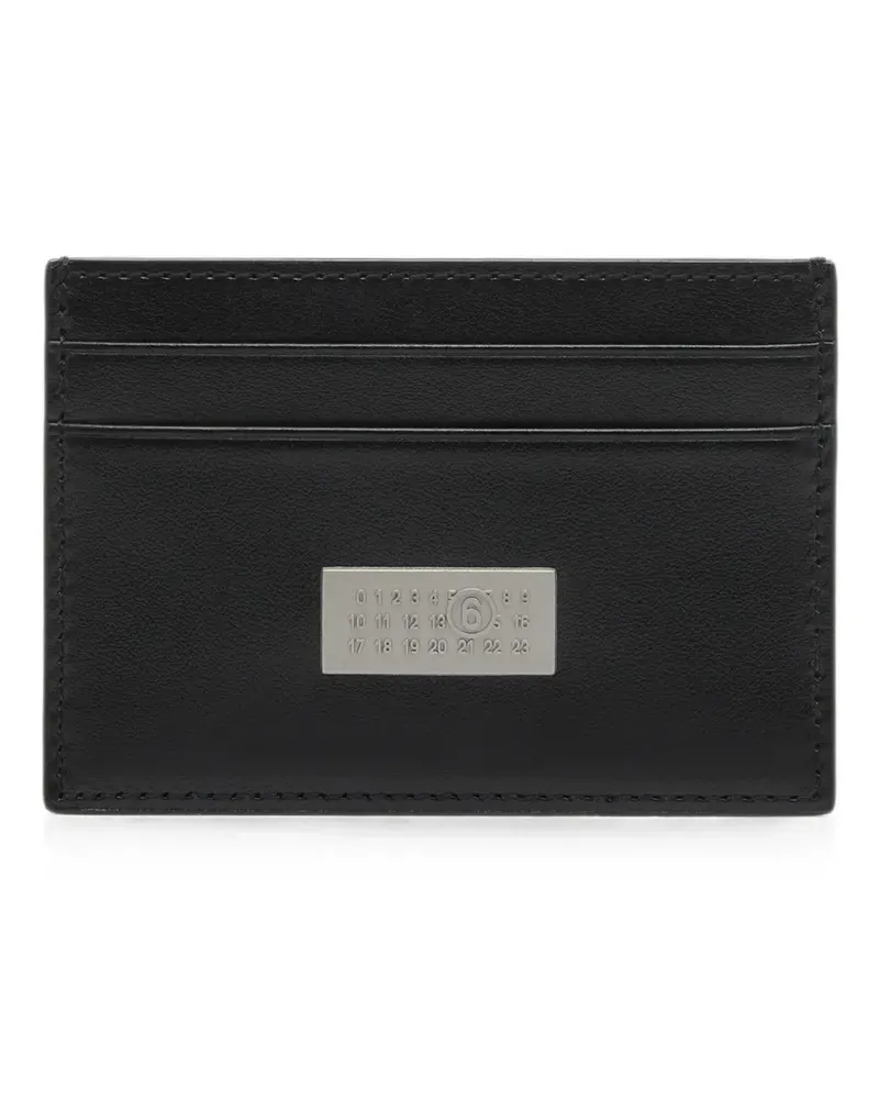 Maison Margiela leather card holder - Schwarz Schwarz