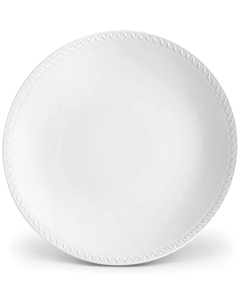 L’OBJET Neptune Platzteller aus Porzellan - Weiß Weiß