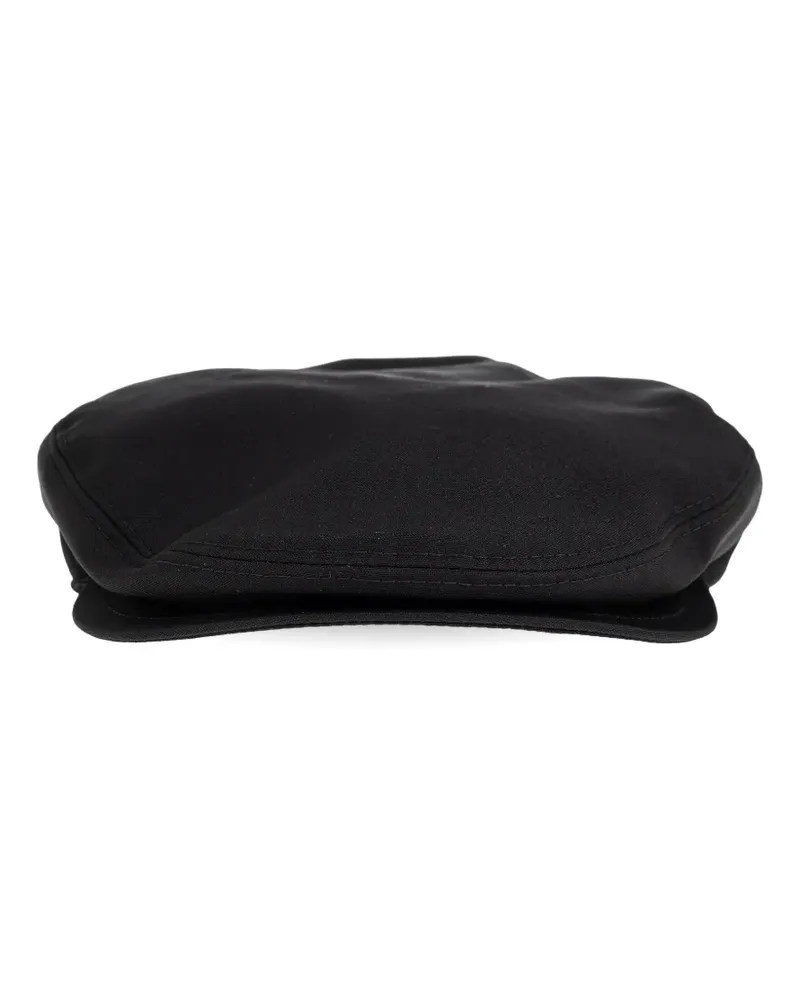 Dolce & Gabbana Baskenmütze mit Logo - Schwarz Schwarz