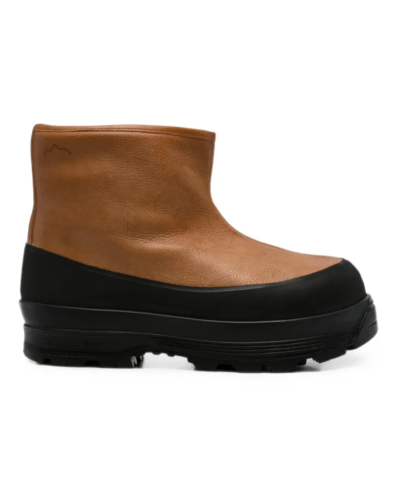 Diemme Badia shearling-lined leather boots - Braun Braun