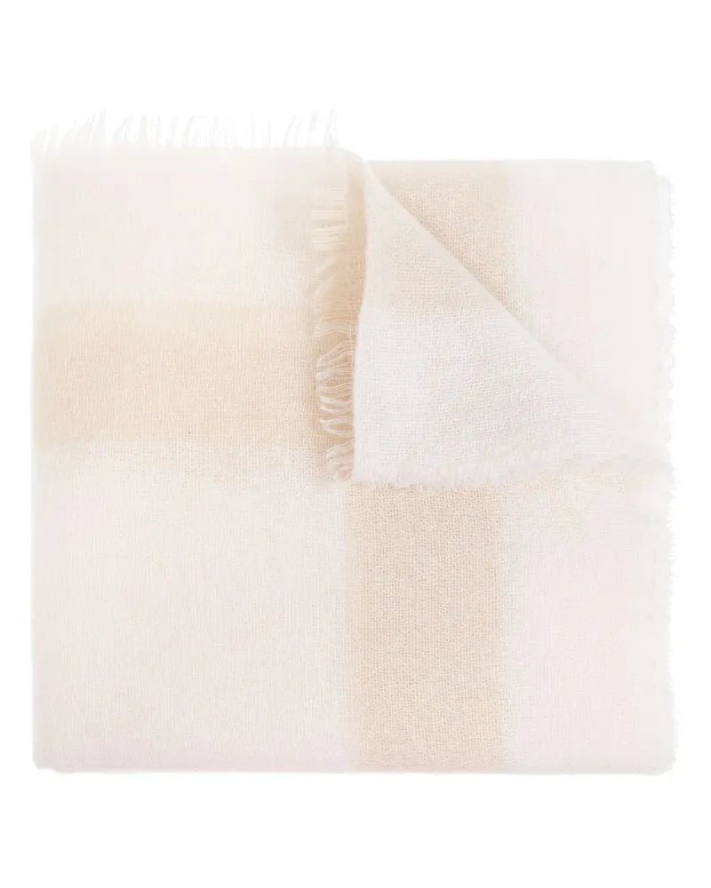 Moschino Schal aus Jacquard - Nude Nude