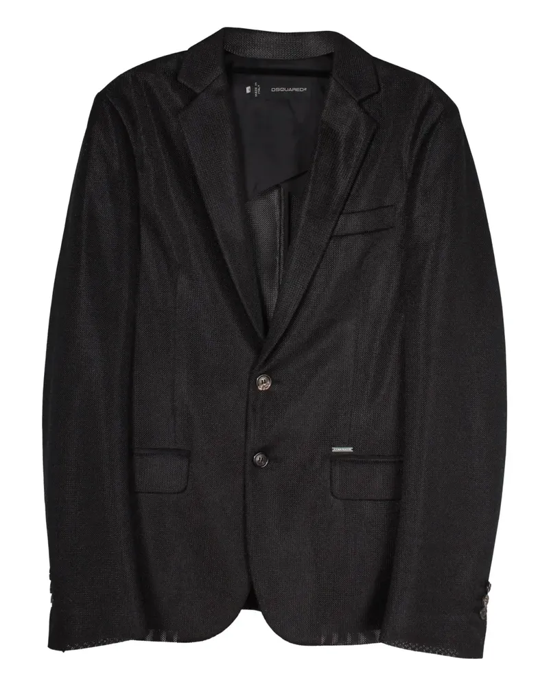 Dsquared2 single-breasted blazer - Schwarz Schwarz