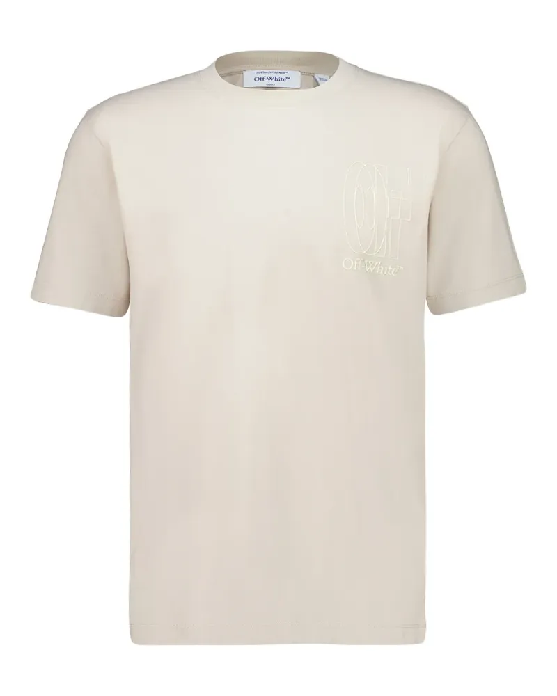 OFF-WHITE short-sleeve T-shirt - Nude Nude