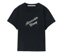 Shrunken T-Shirt - Schwarz