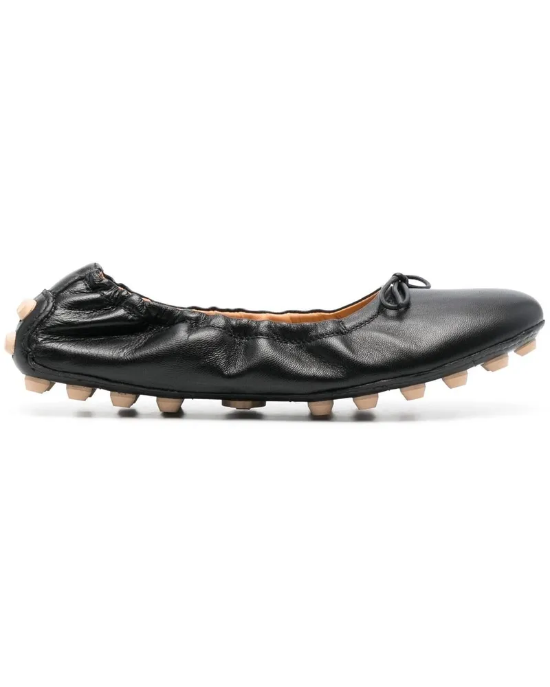 TOD'S Gommino Ballerinas - Schwarz Schwarz