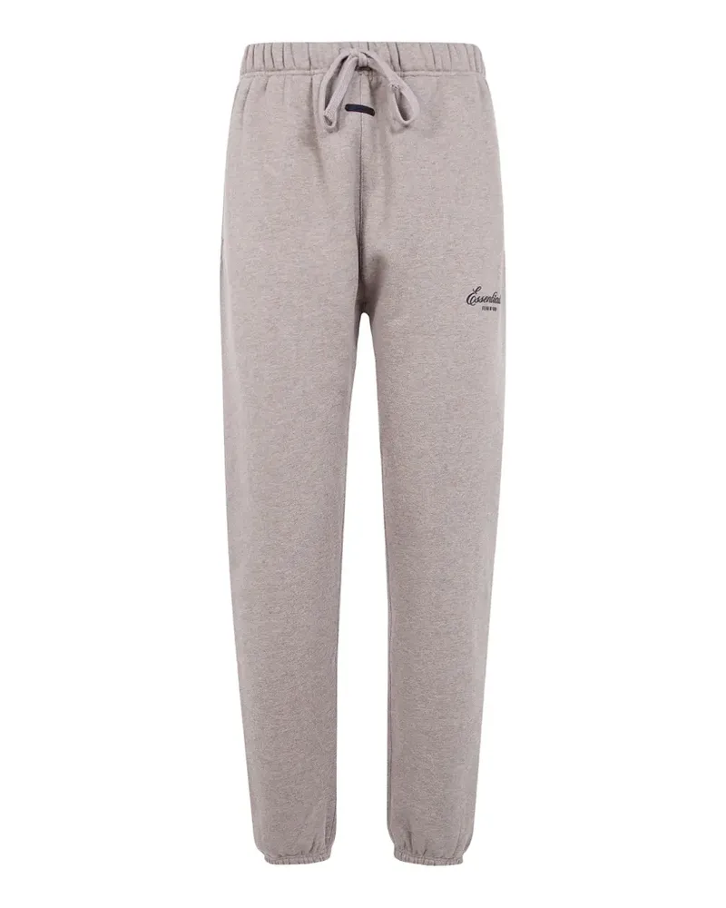 Fear of God logo-print track pants - Grau Grau