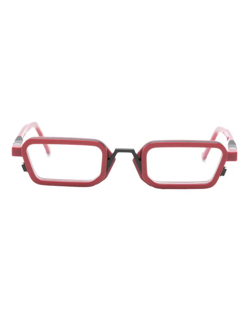 VAVA EYEWEAR WL0073 Brille mit eckigem Gestell - Rot Rot