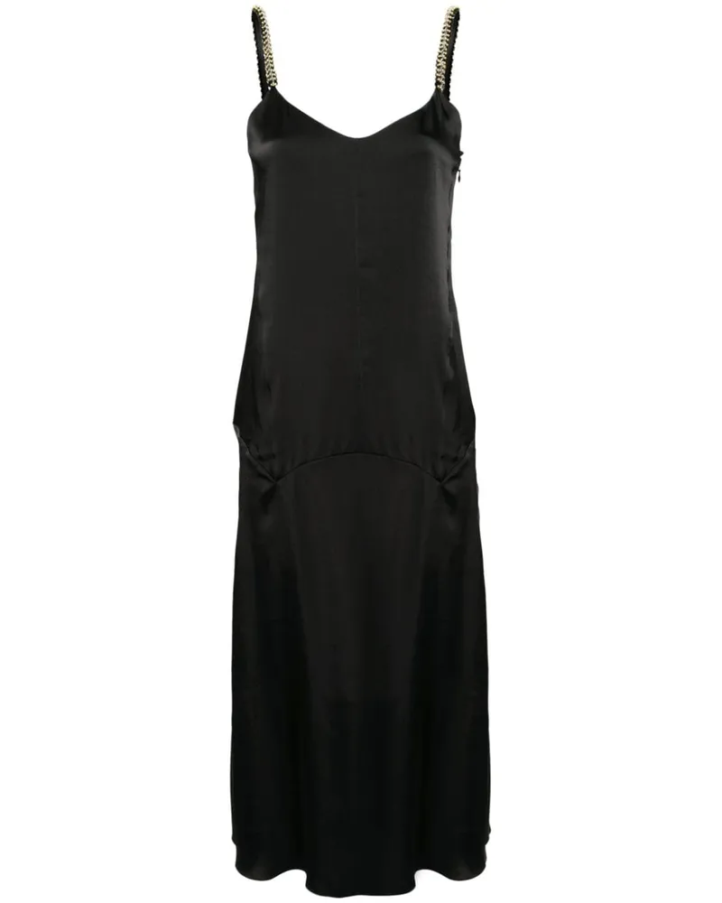 Lanvin Summer Midikleid - Schwarz Schwarz