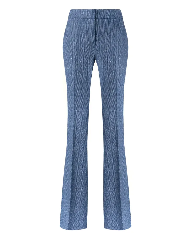 Genny Hose mit verdecktem Verschluss - Blau Blau