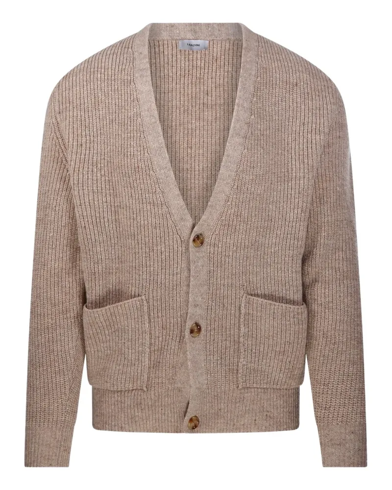 LARDINI button-fastening cardigan - Nude Nude