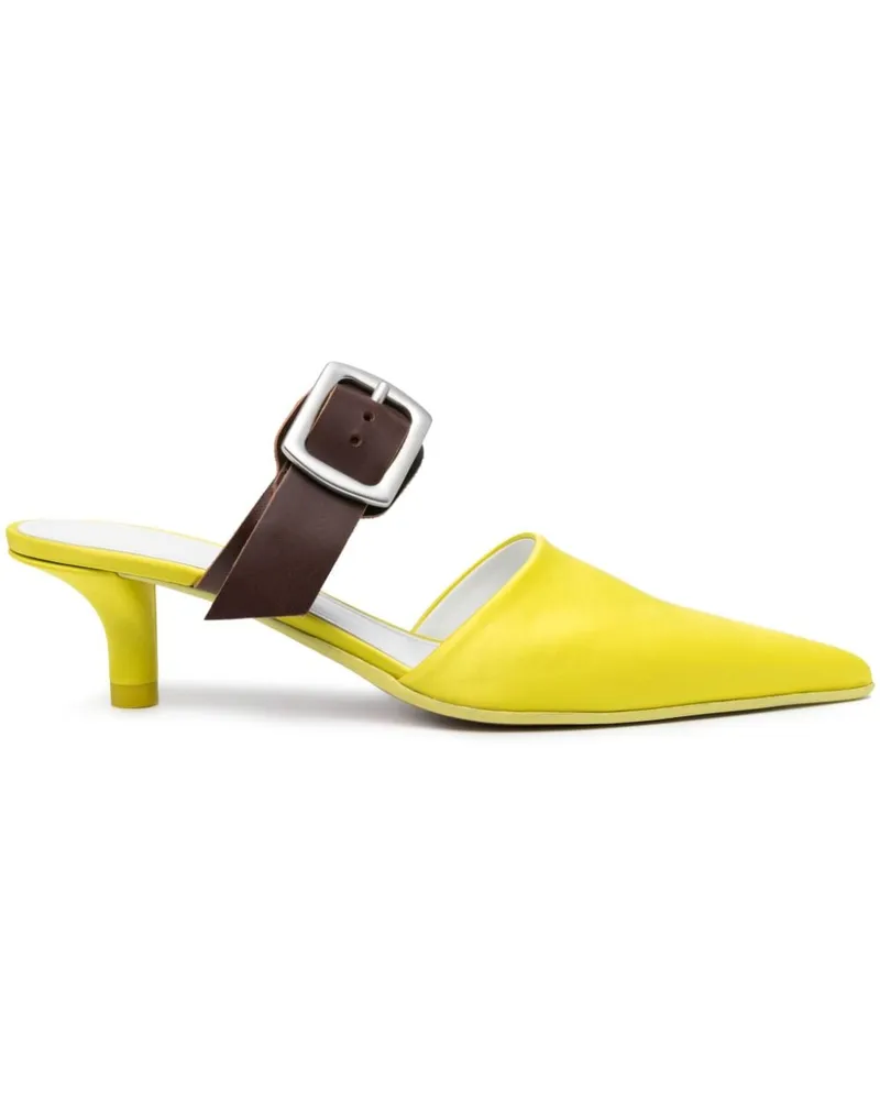 Maison Margiela Repurposed Belt Mules 50mm - Gelb Gelb