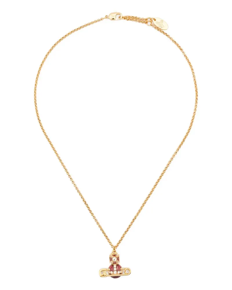 Vivienne Westwood Kitty Halskette mit Anhänger - Gold Gold
