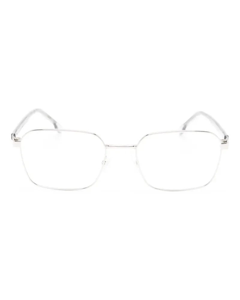 HUGO BOSS Brille mit geometrischem Gestell - Silber Silber