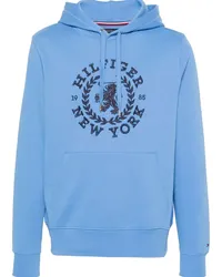 Tommy Hilfiger Hoodie mit Logo-Stickerei Blau