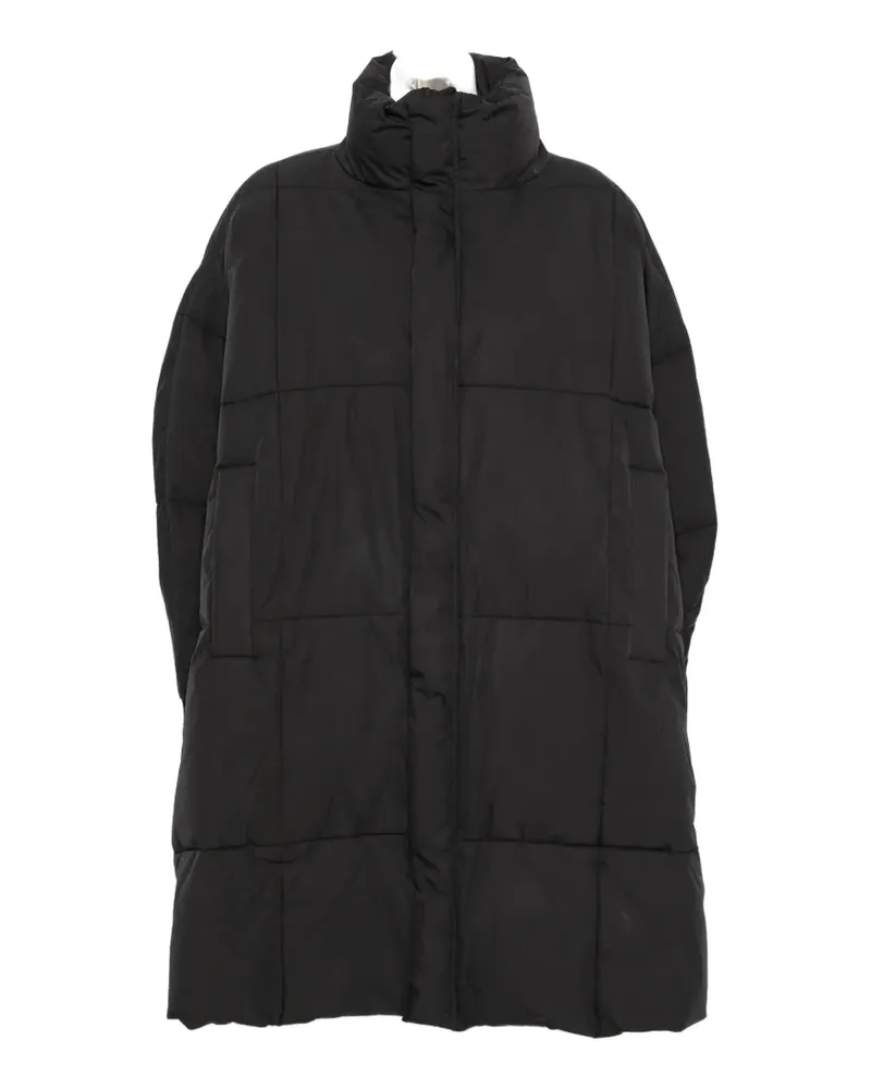 Henrik Vibskov quilted oversized coat - Schwarz Schwarz