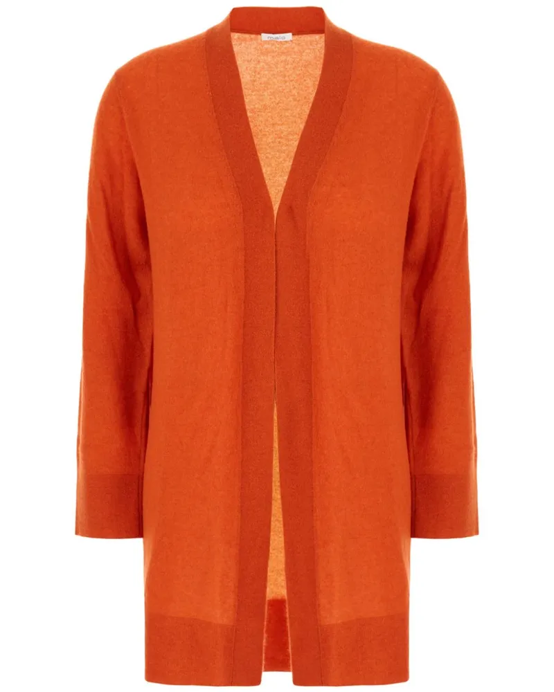 Malo Offener Strickmantel - Orange Orange