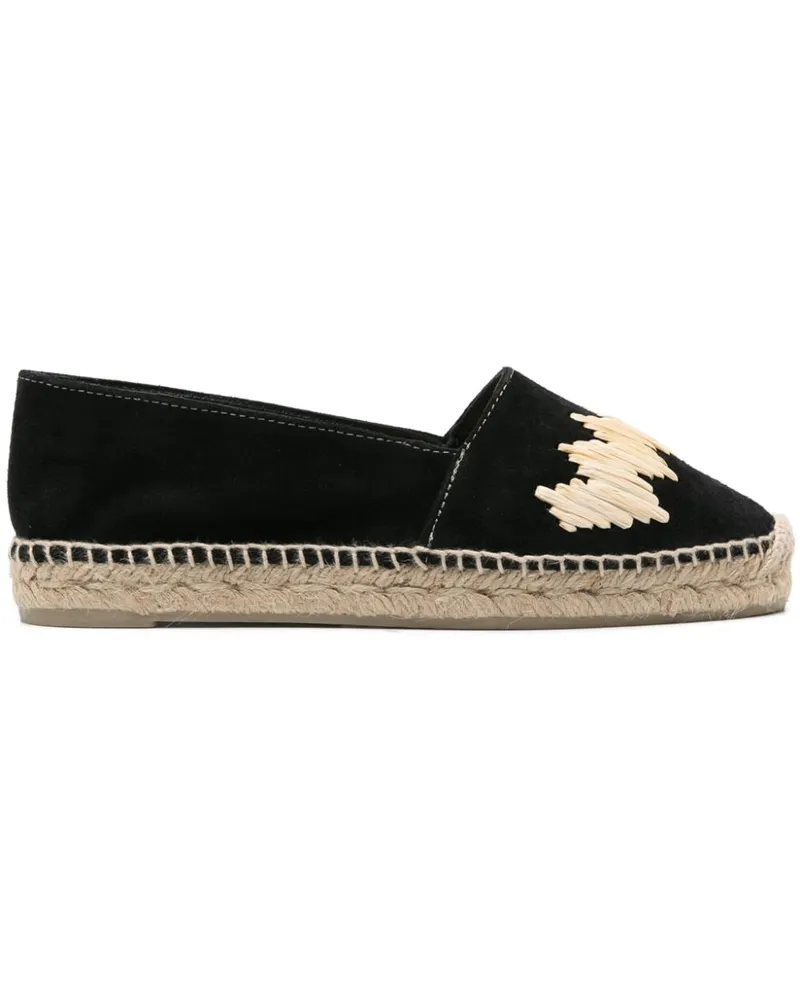 Castañer Karen Espadrilles aus Wildleder - Schwarz Schwarz