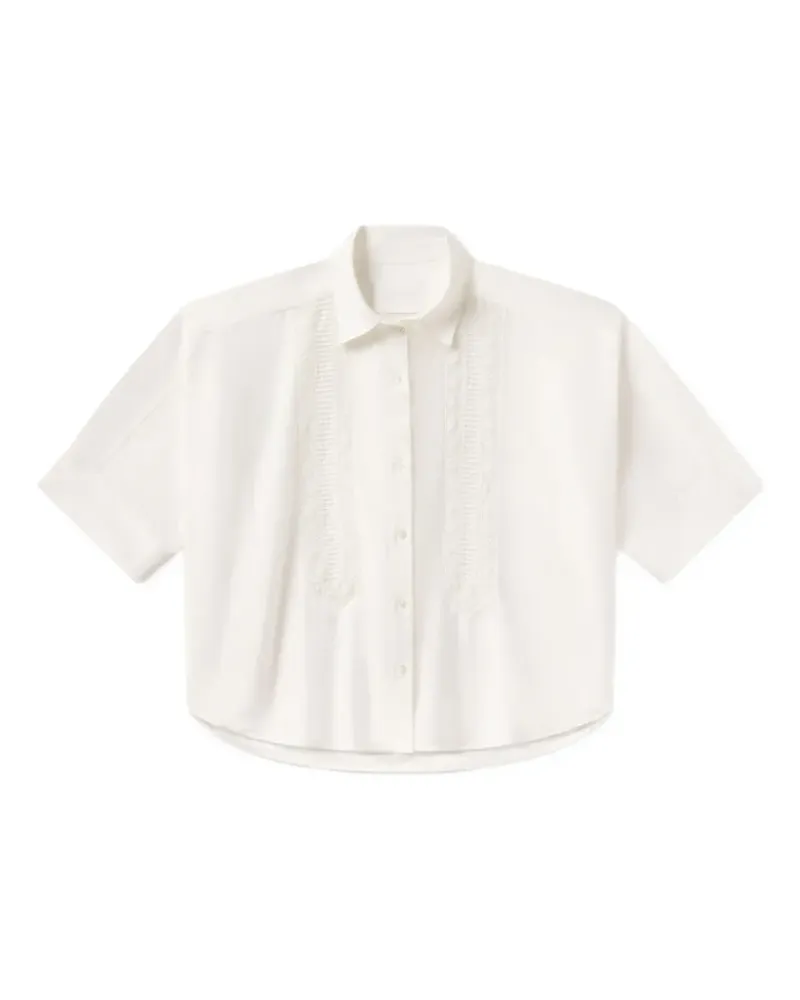 Citizens of humanity Claire lace-inset shirt - Weiß Weiß