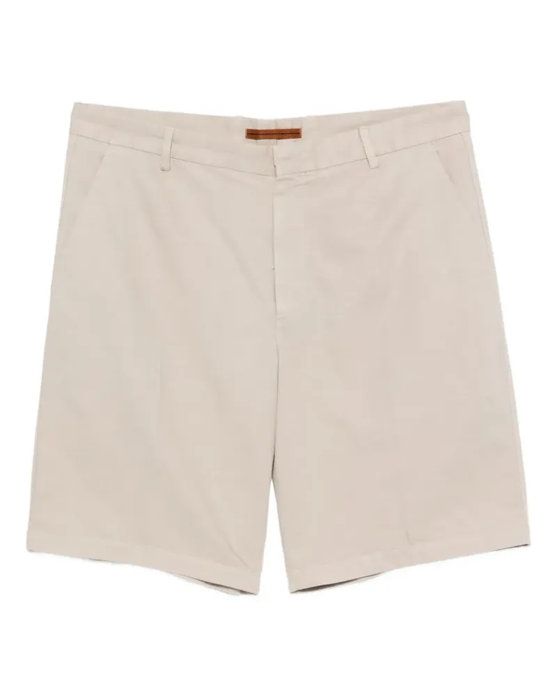 Ermenegildo Zegna belt-loop shorts - Nude Nude