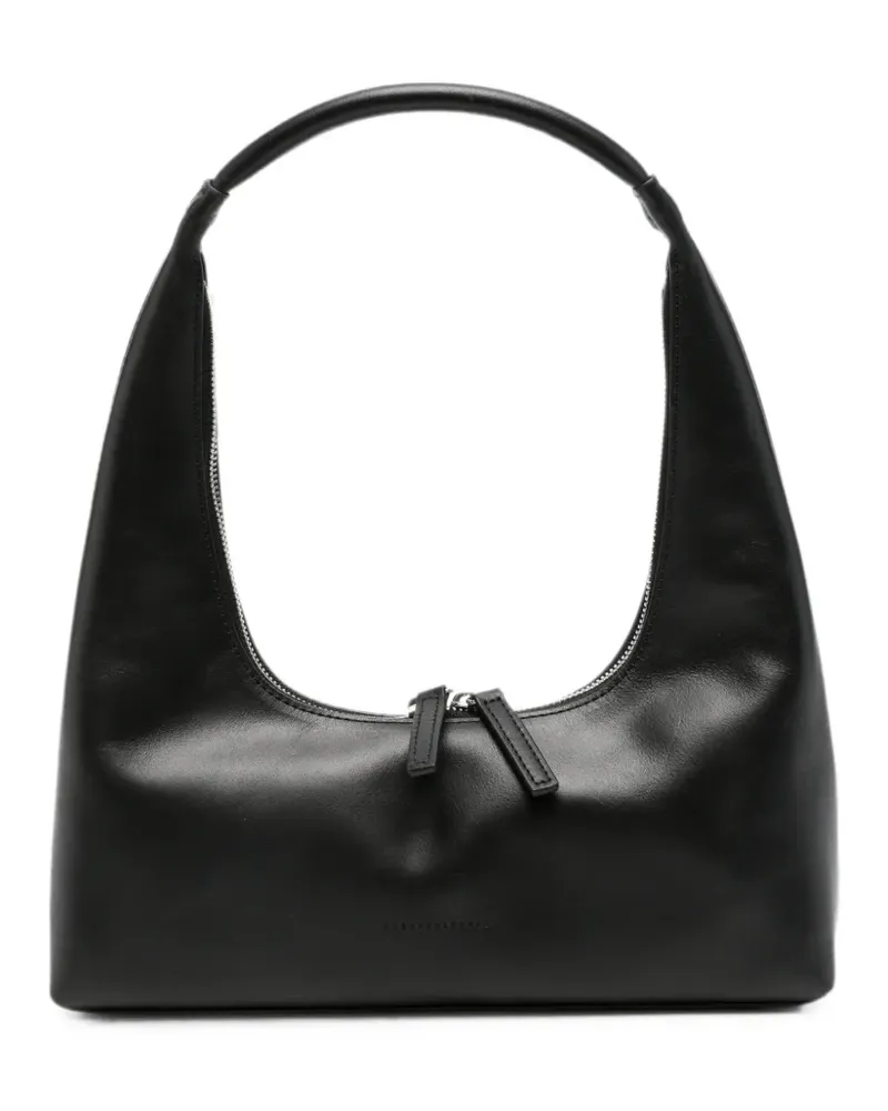Marge Sherwood Schultertasche mit Logo - Schwarz Schwarz