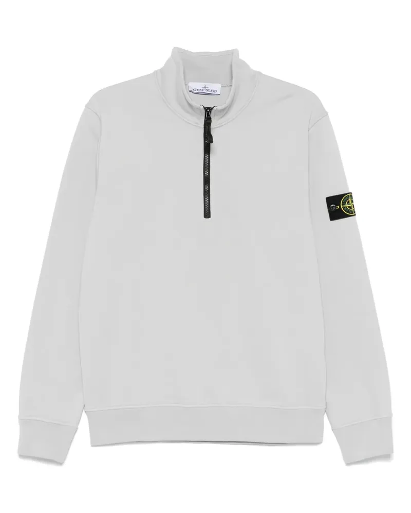 Stone Island Sweatshirt mit Kompass-Patch - Grau Grau
