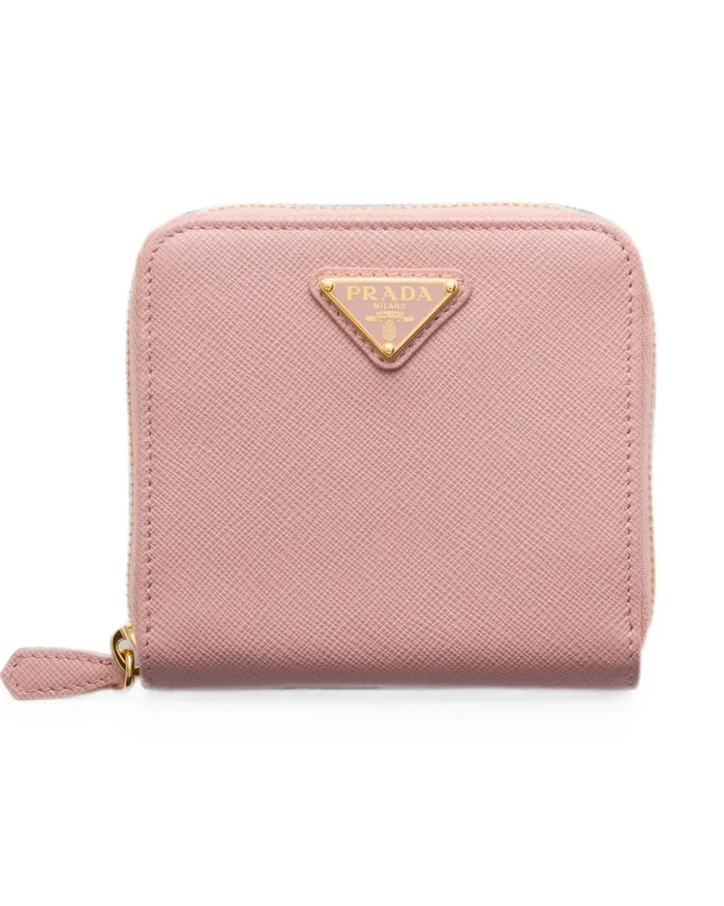Prada small Saffiano-leather wallet - Rosa Rosa