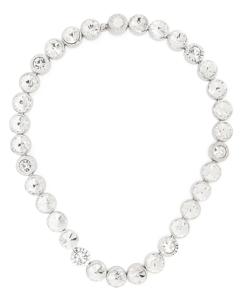 MISBHV Choker mit Kristallen - Silber Silber