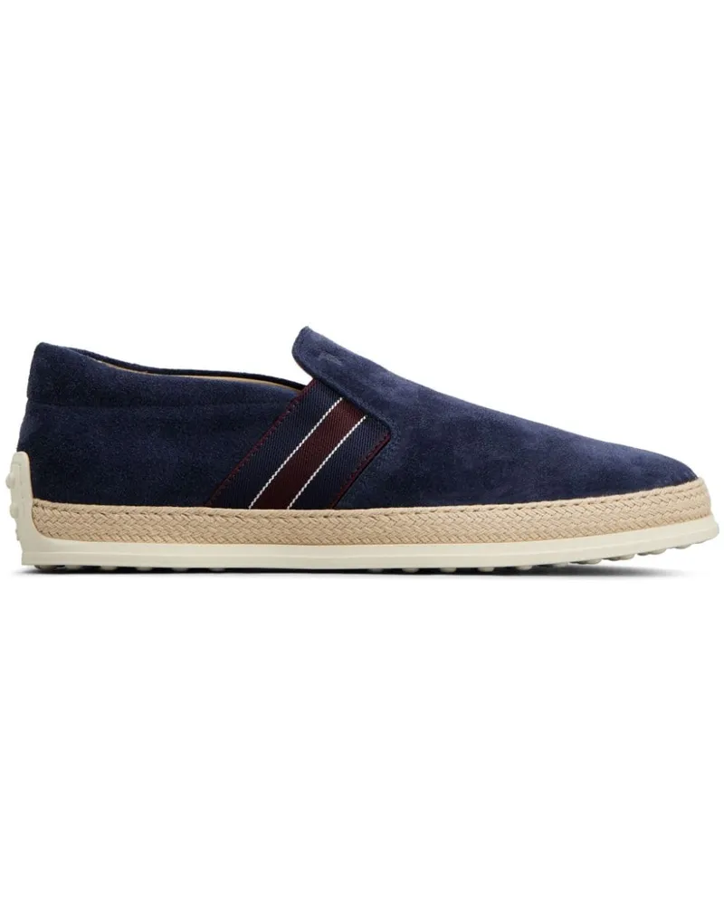 TOD'S Gommino Loafer aus Wildleder - Blau Blau