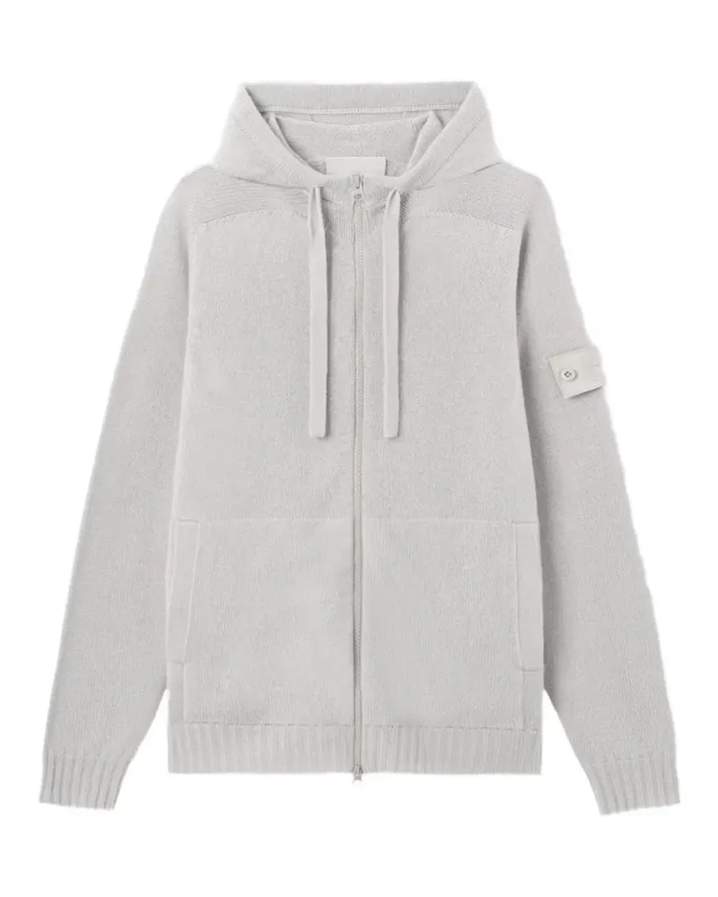 Stone Island zipped hoodie - Grau Grau